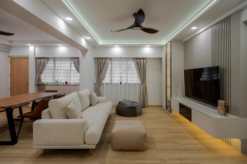Scandinavian Living Room at 620 Choa Chu Kang St 62