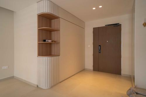 Minimalist Foyer at Plantation Grove