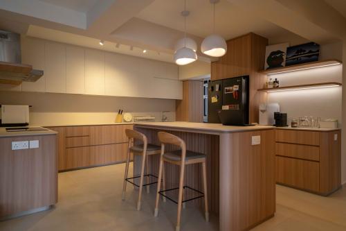 Minimalist Kitchen at Plantation Grove