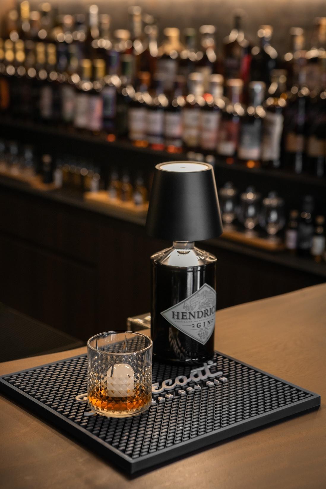 Industrial Home Bar with Countertop and Bar Counter