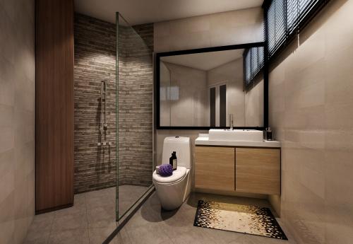 Contemporary Bathroom at Compassvale Crescent