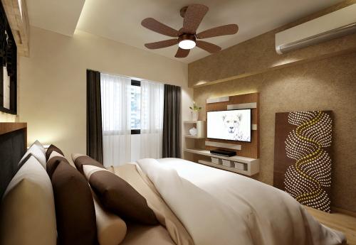 Contemporary Bedroom at Compassvale Crescent