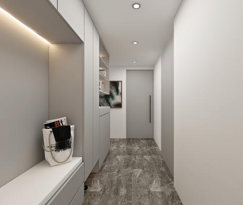 Contemporary Foyer at Rivere