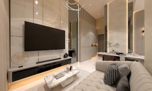 Modern Living Room at Tivoli Grande