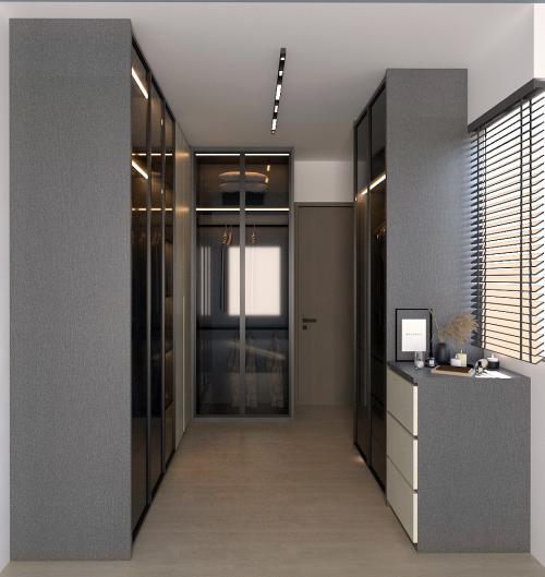 Contemporary Walk-in Wardrobe at Parc Esta