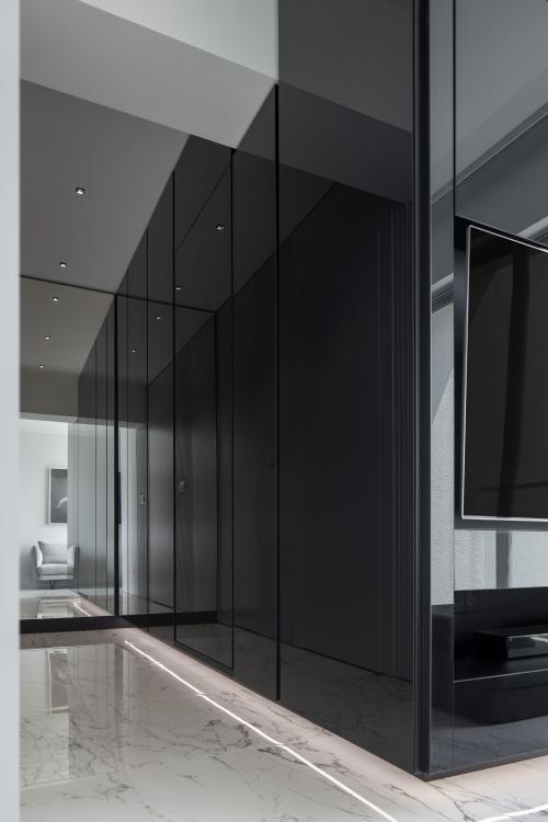 Modern Hallway at One Amber