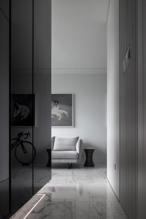 Modern Hallway at One Amber