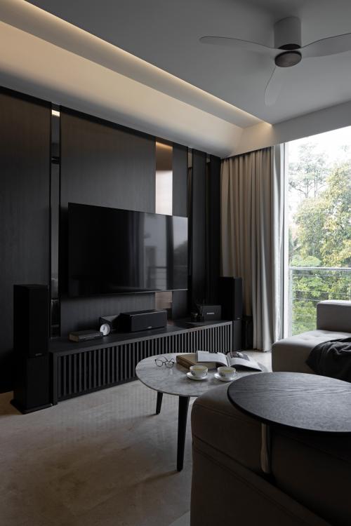 Modern Living Room at The Tessarina