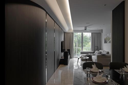 Modern Living Room at The Tessarina