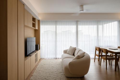 Minimalist Living Room at Austville Residences
