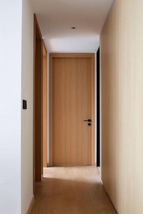 Minimalist Hallway at Austville Residences