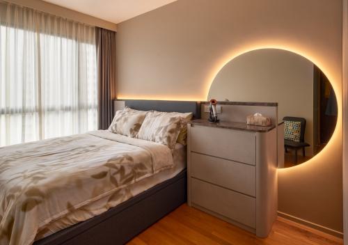 Contemporary Bedroom at clavon