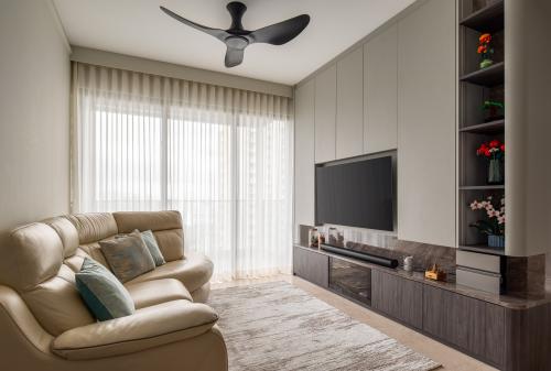 Contemporary Living Room at clavon