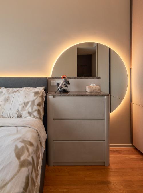 Contemporary Bedroom at clavon