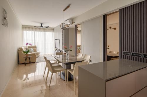 Contemporary Living Room at clavon