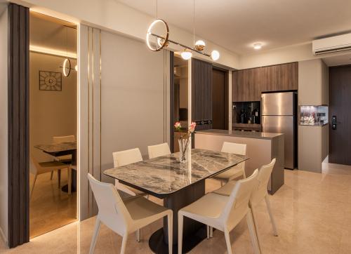Contemporary Living Room at clavon