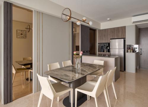 Contemporary Living Room at clavon