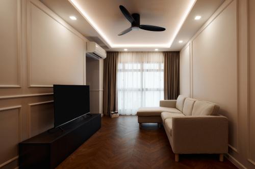 Modern Living Room at Forfar Heights