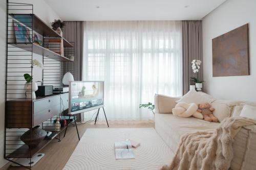 Minimalist Living Room at West Edge @ Bukit Batok
