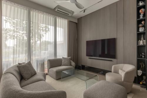 Modern Living Room at Normanton Park