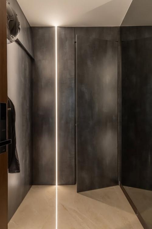 Modern Walk-in Wardrobe at Normanton Park