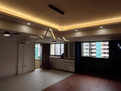 Modern Living Room at 703 West Coast Road #11