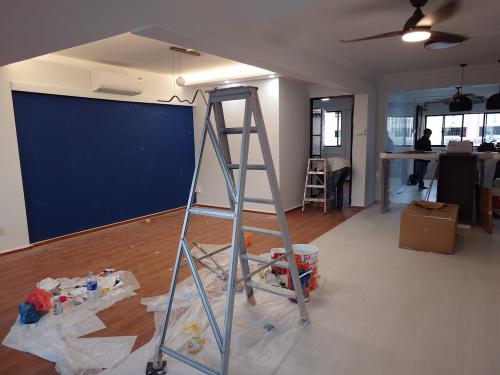 Modern Living Room at 703 West Coast Road #11