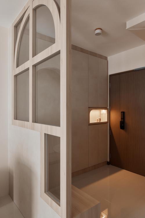 Scandinavian Entryway at Garden Vale