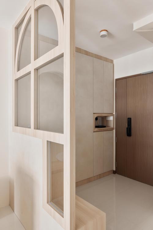 Scandinavian Entryway at Garden Vale