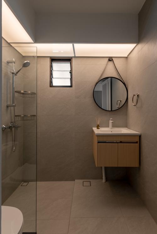 Scandinavian Bathroom at Yishun Riverwalk