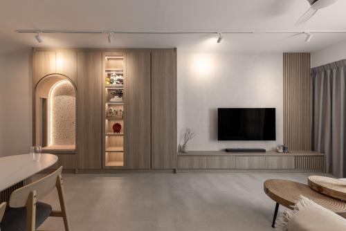 Scandinavian Living Room at Yishun Riverwalk