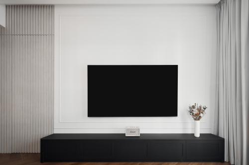 Modern Living Room at Maple Woods