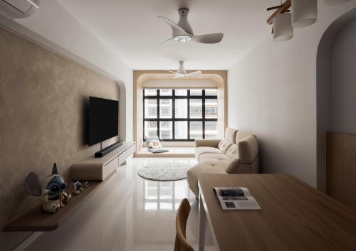 Scandinavian Living Room at Garden Vines