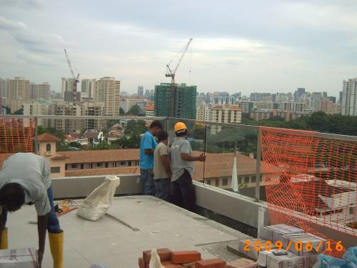 Modern Balcony at Casa Meya