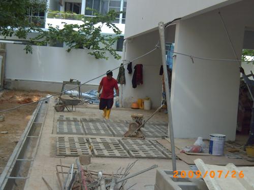 Modern Porch at Casa Meya