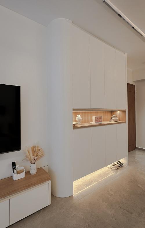 Minimalist Living Room at Parc Central