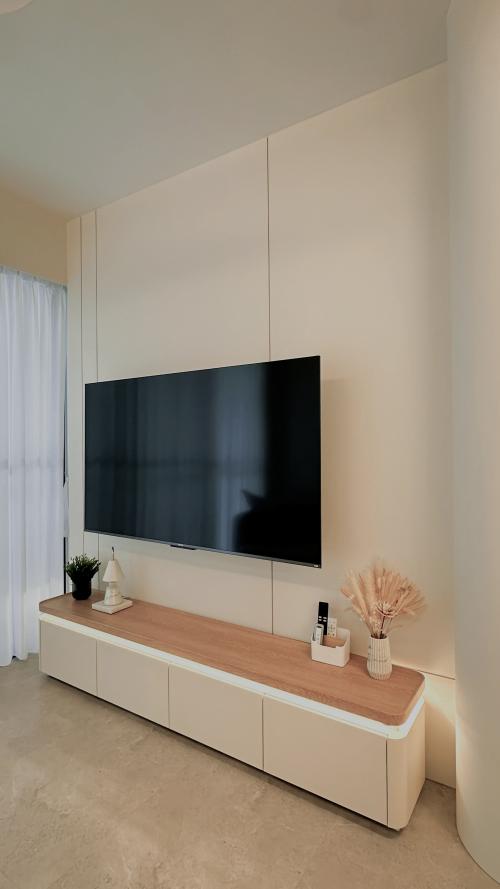 Minimalist Living Room at Parc Central