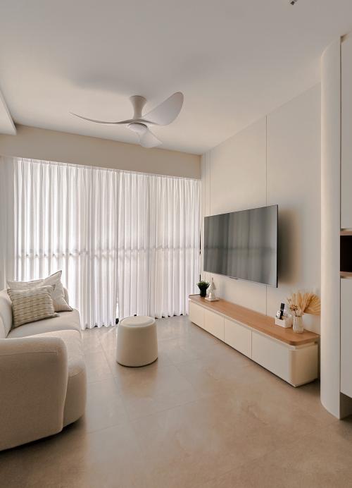 Minimalist Living Room at Parc Central
