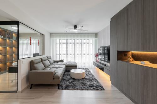 Modern Living Room at 210B Compassvale Cres