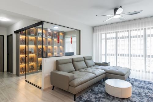 Modern Living Room at 210B Compassvale Cres