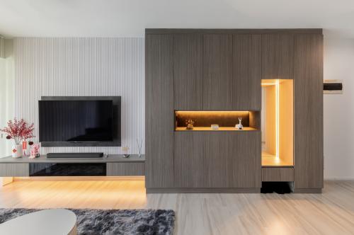 Modern Living Room at 210B Compassvale Cres