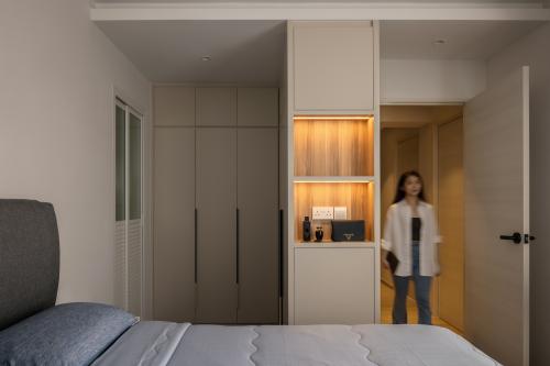 Minimalist Bedroom at 201D Compassvale Resale HDB