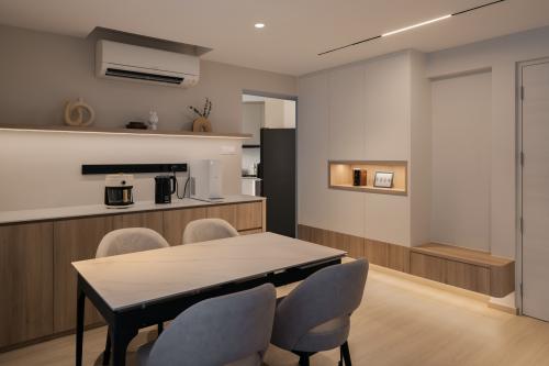 Minimalist Entryway at 201D Compassvale Resale HDB