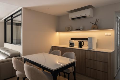 Minimalist Dining Room at 201D Compassvale Resale HDB