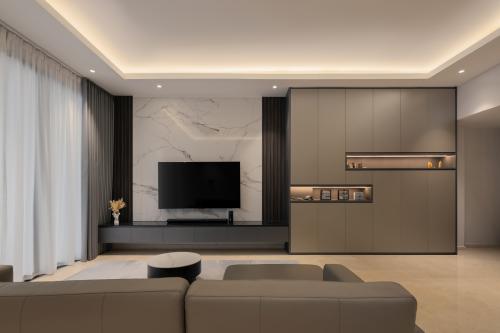 Modern Living Room at Jalan Menarong