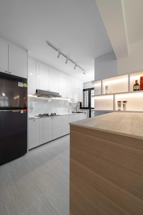 Minimalist Kitchen at Blk 466A Fernvale Road