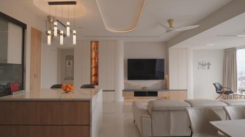 Scandinavian Living Room at Alexandra View