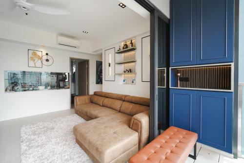 Modern Living Room at Bidadari Park Drive