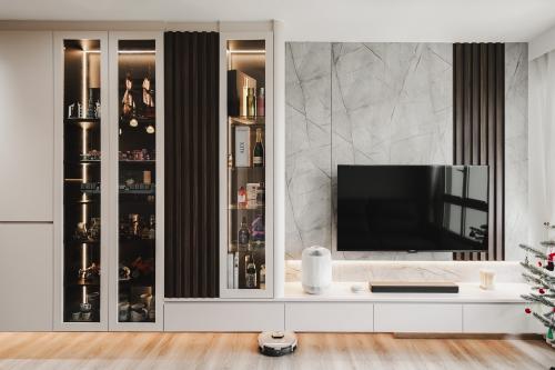 Modern Living Room at Tampines North Drive 2