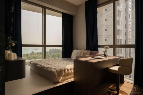 Contemporary Bedroom at 9 Amber Road (Coastline Residences)